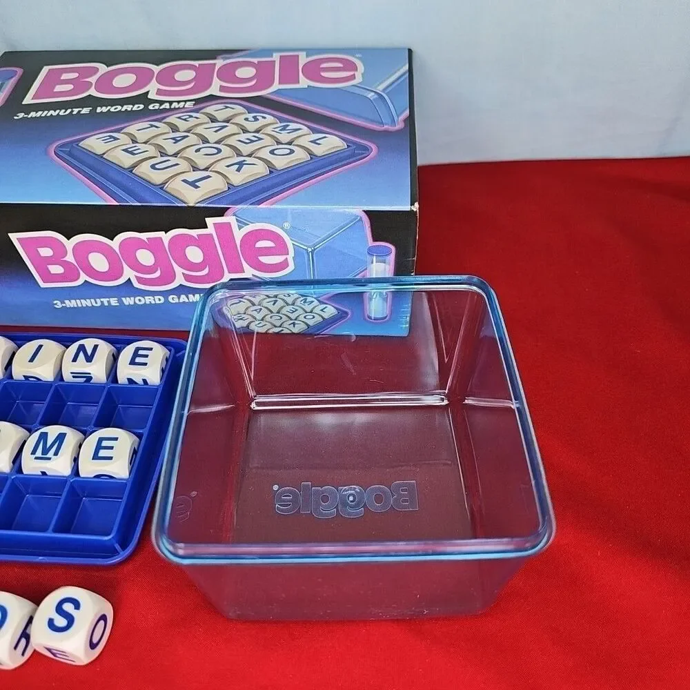 Boggle Word Game Parker Brothers VTG '92 Complete Classic Letter Cube